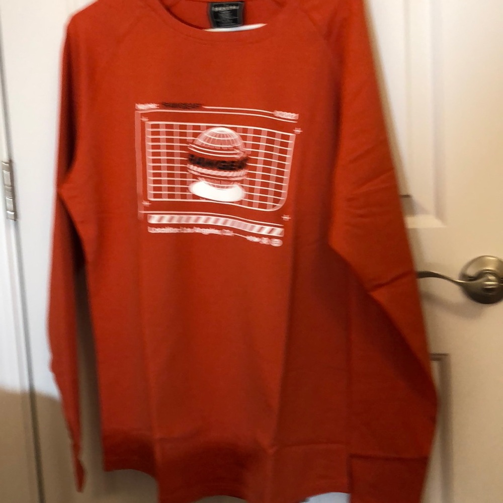 Rawgear Athletic Shirt. Long Sleeve Size Small. Color Brick